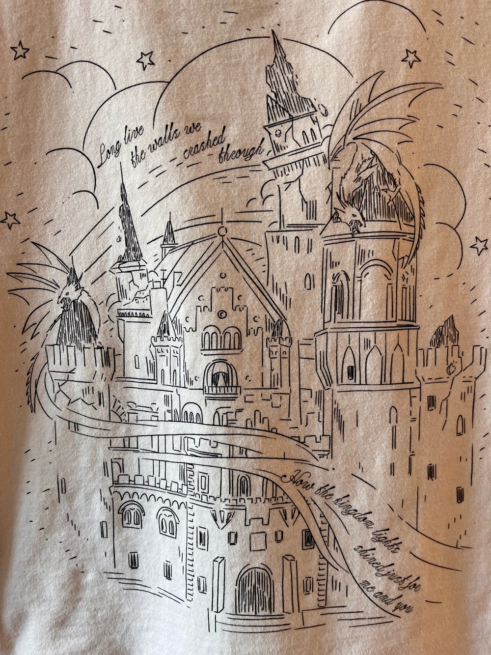 SPEAK NOW (TAYLOR'S VERSION) How The Kingdom Lights Shined Cream Baby T-Shirt